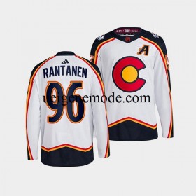 Herren Colorado Avalanche Eishockey Trikot Mikko Rantanen 96 Adidas 2022-2023 Reverse Retro Weiß Authentic